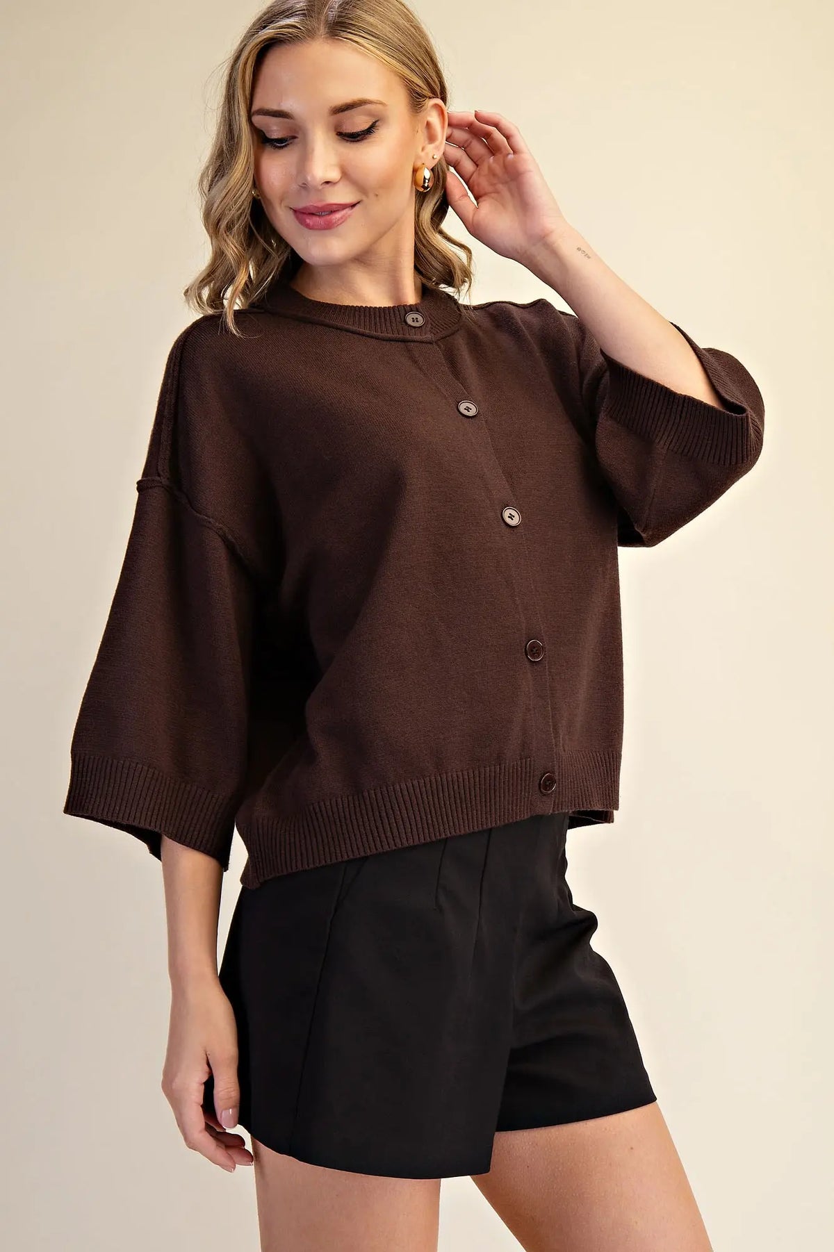 Birdie Cardigan (Brown)