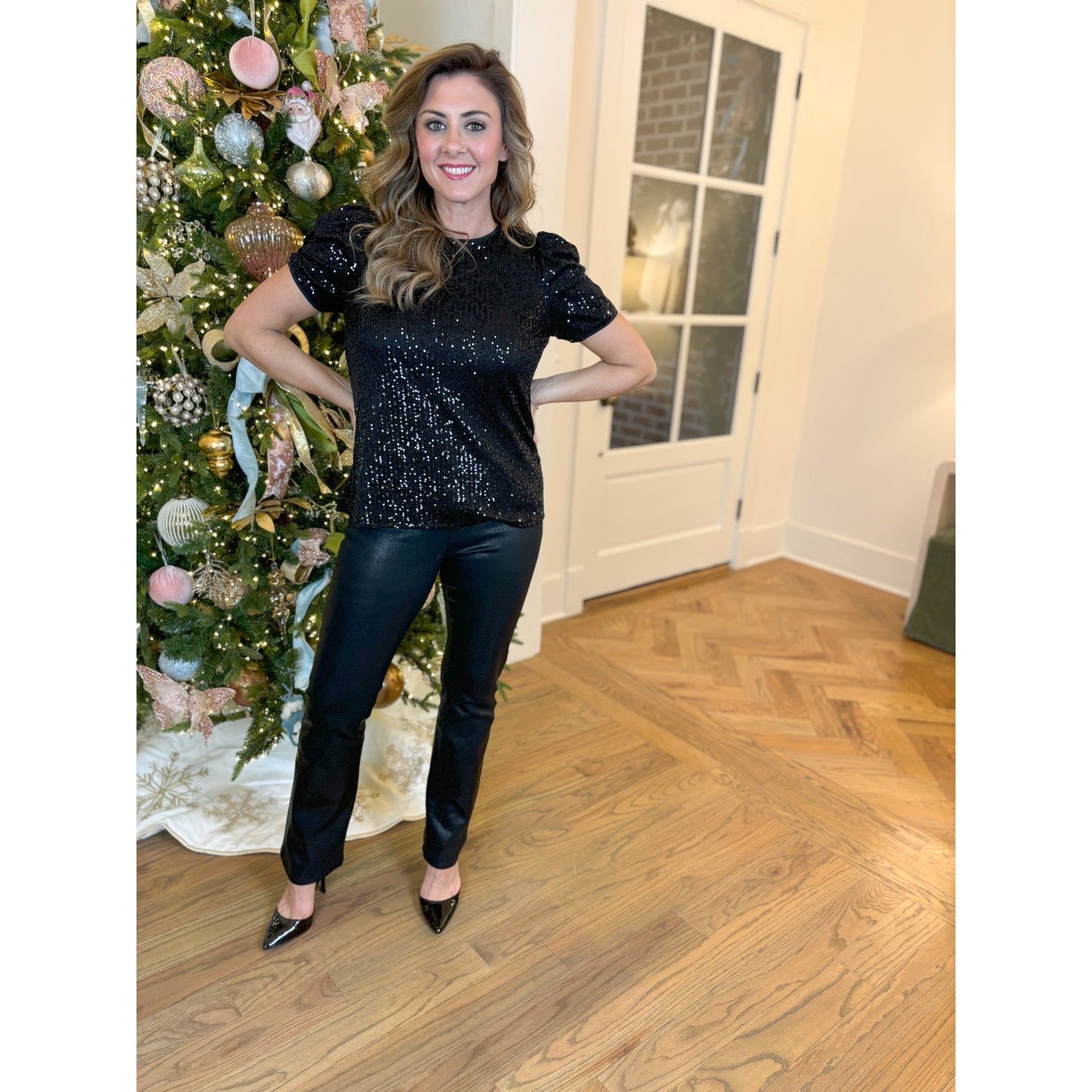 Gabi Sequined Top
