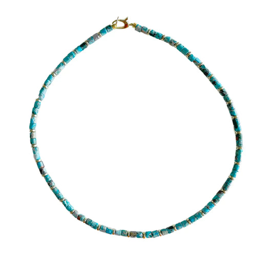Sullivan Heishi Necklace | African Turquoise