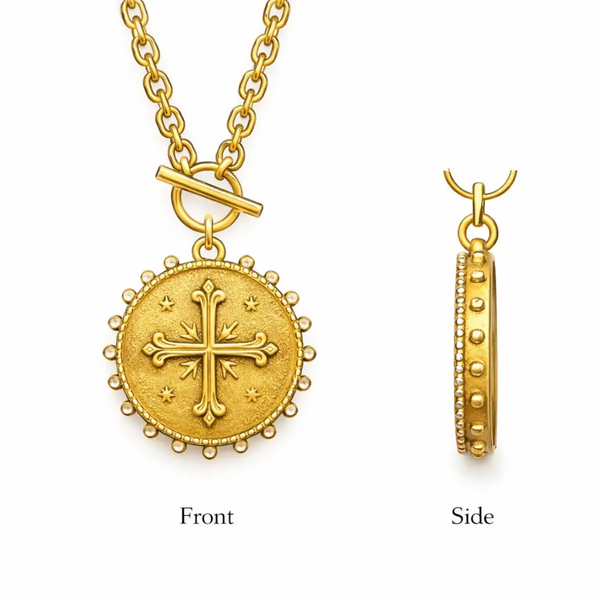 Heirloom Cross Pendant Necklace