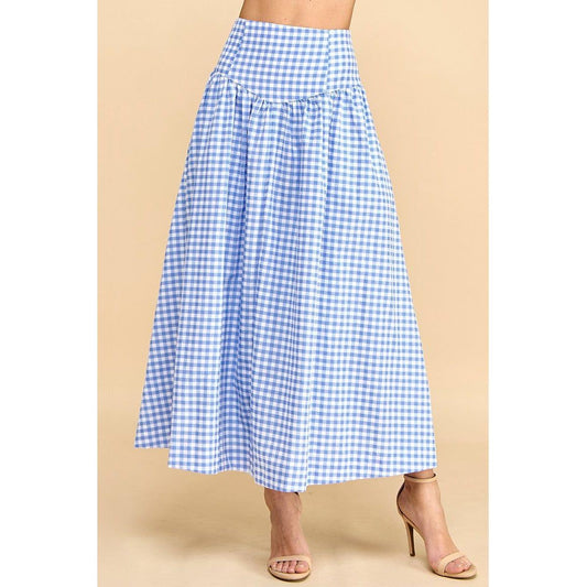 Anna Gingham Skirt
