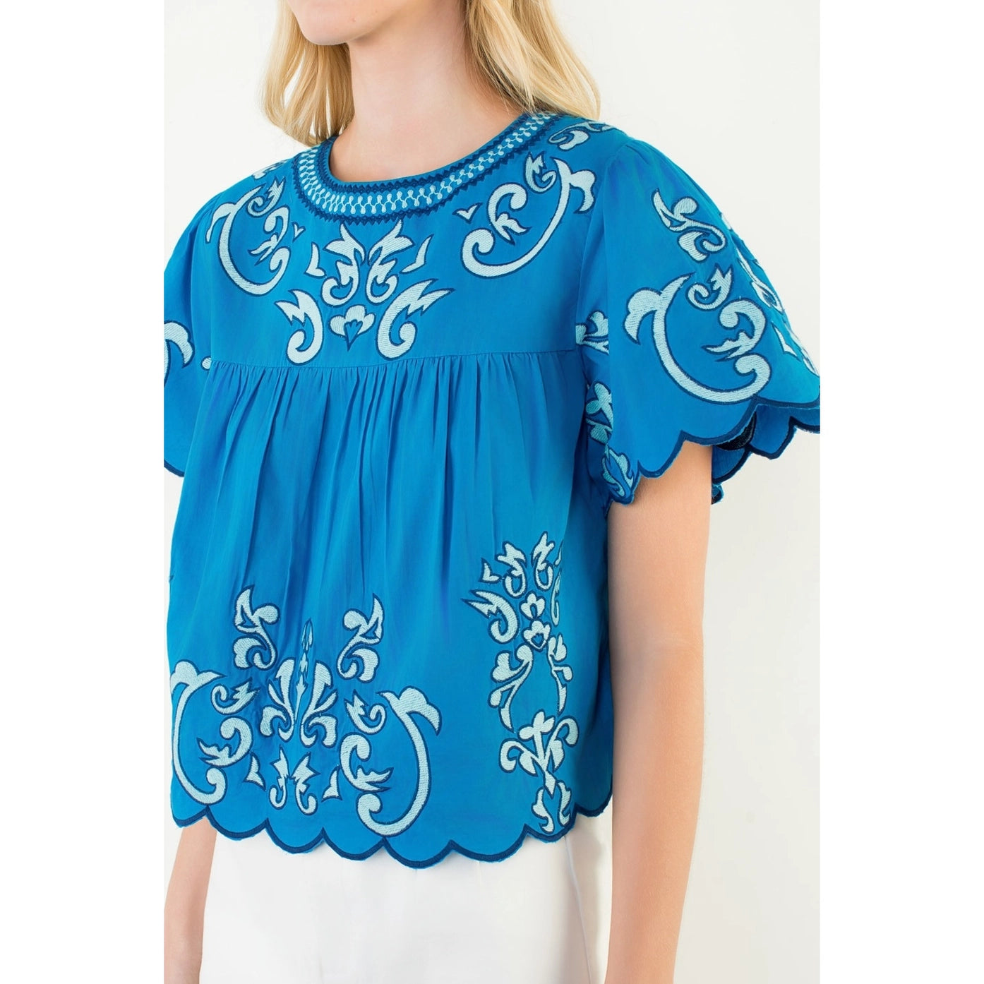 Cate Embroidered Blouse