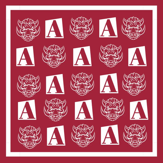 Arkansas Game Day Scarf