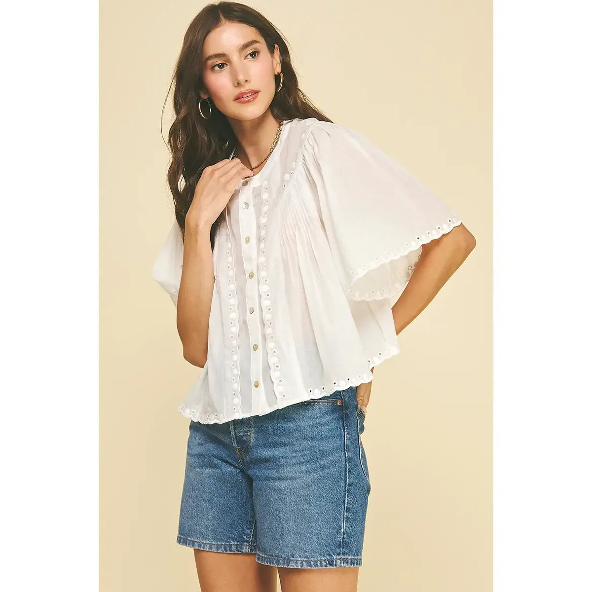 Adeline Eyelet Blouse