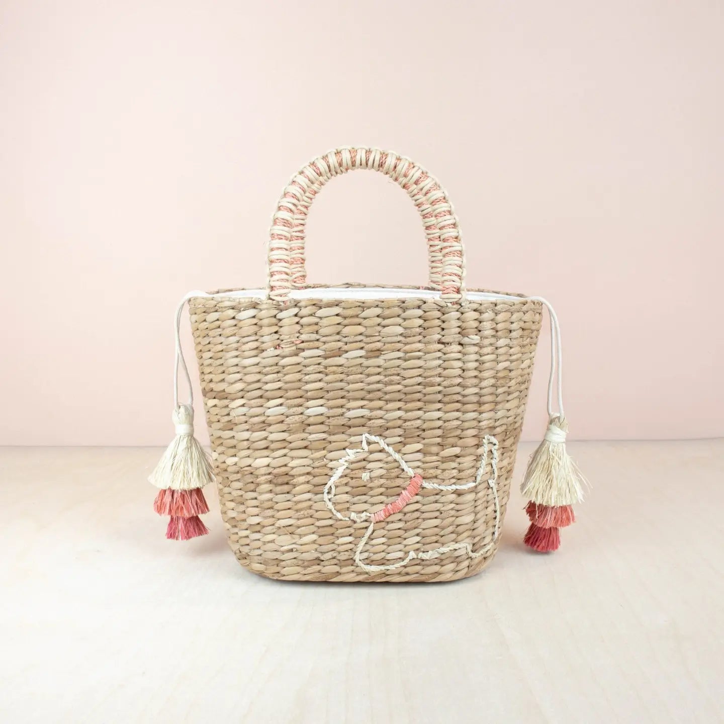 Woven Tote: Scottie Dog