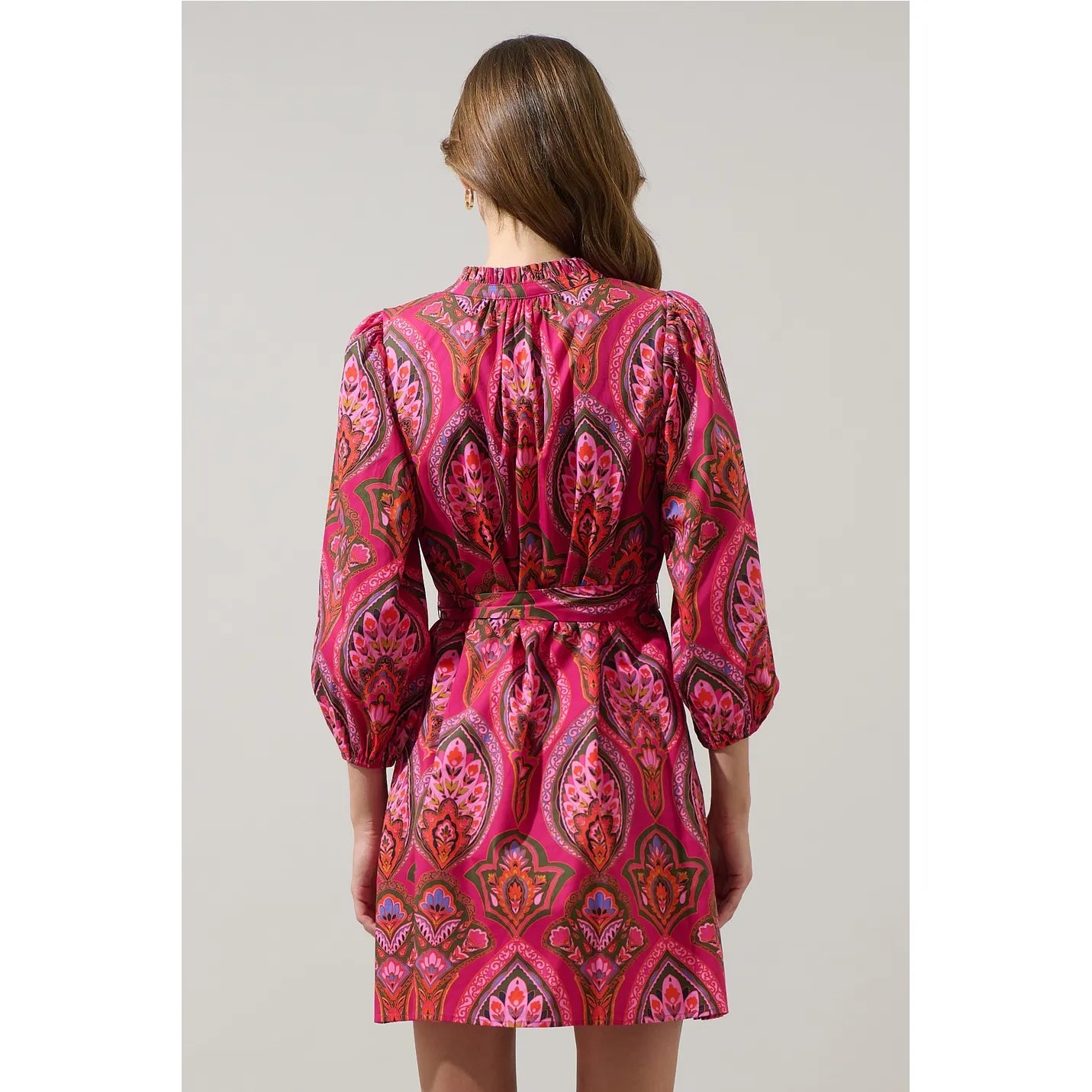 Azura Floral Poplin Mini Dress