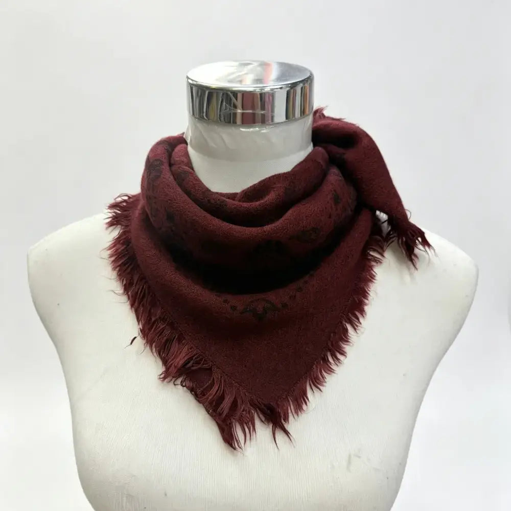 Burgundy Bandana Scarf
