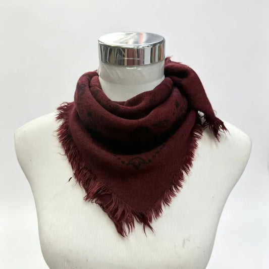 Burgundy Bandana Scarf