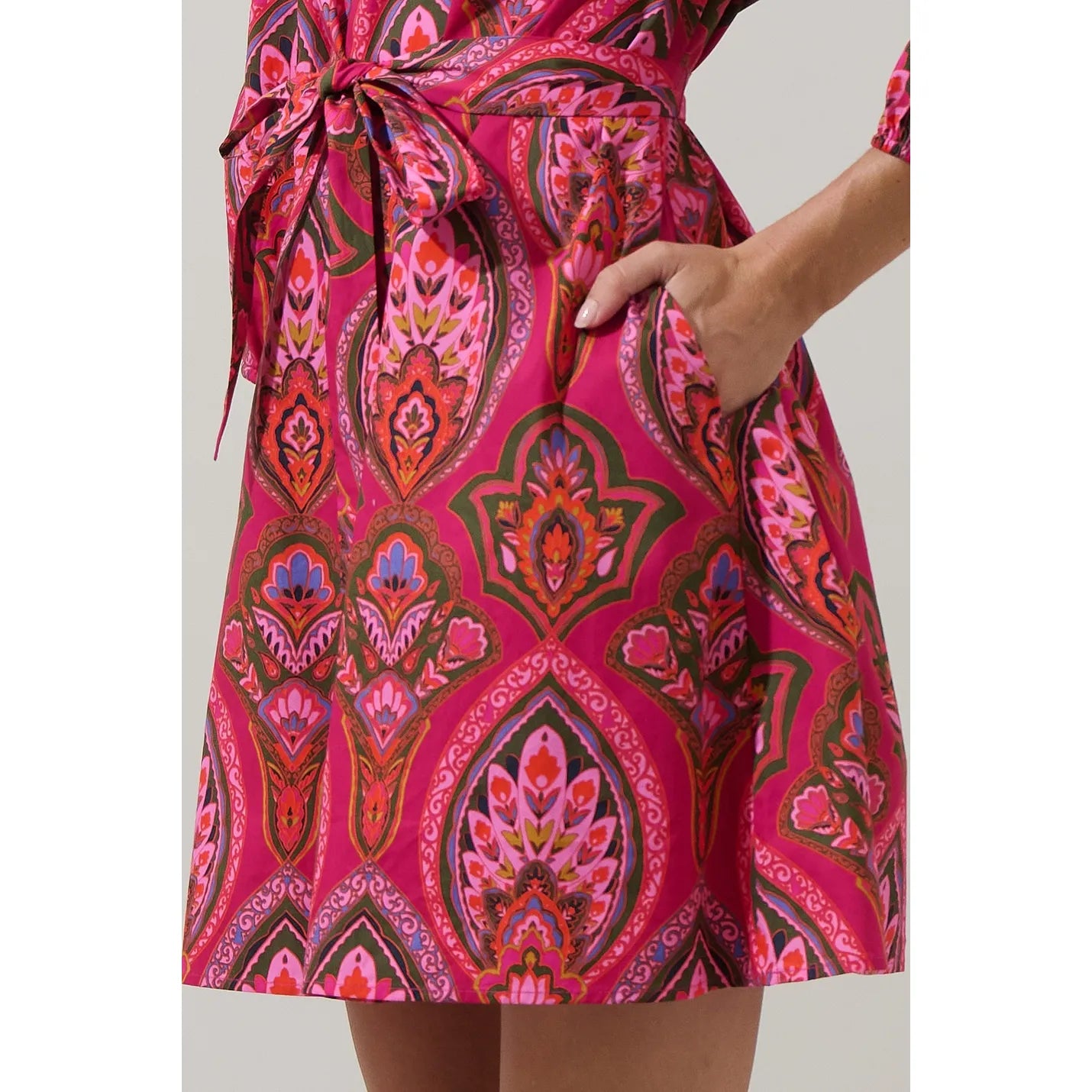 Azura Floral Poplin Mini Dress