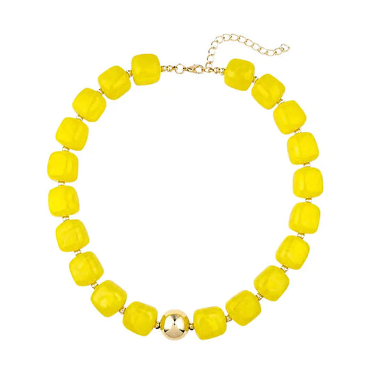 Preston Necklace (Yellow)