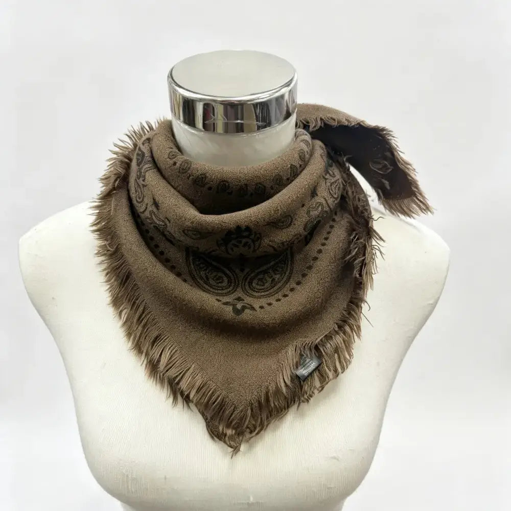 Brown Bandana Scarf
