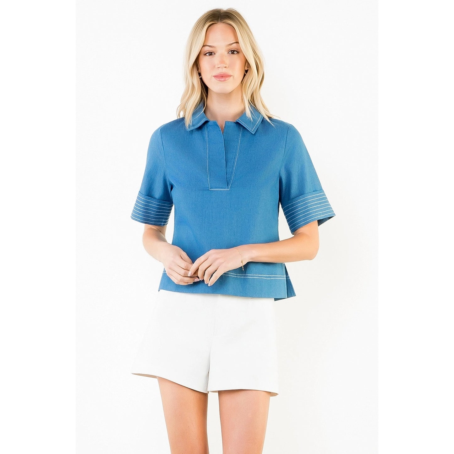 Terah Denim Blouse