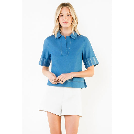 Terah Denim Blouse