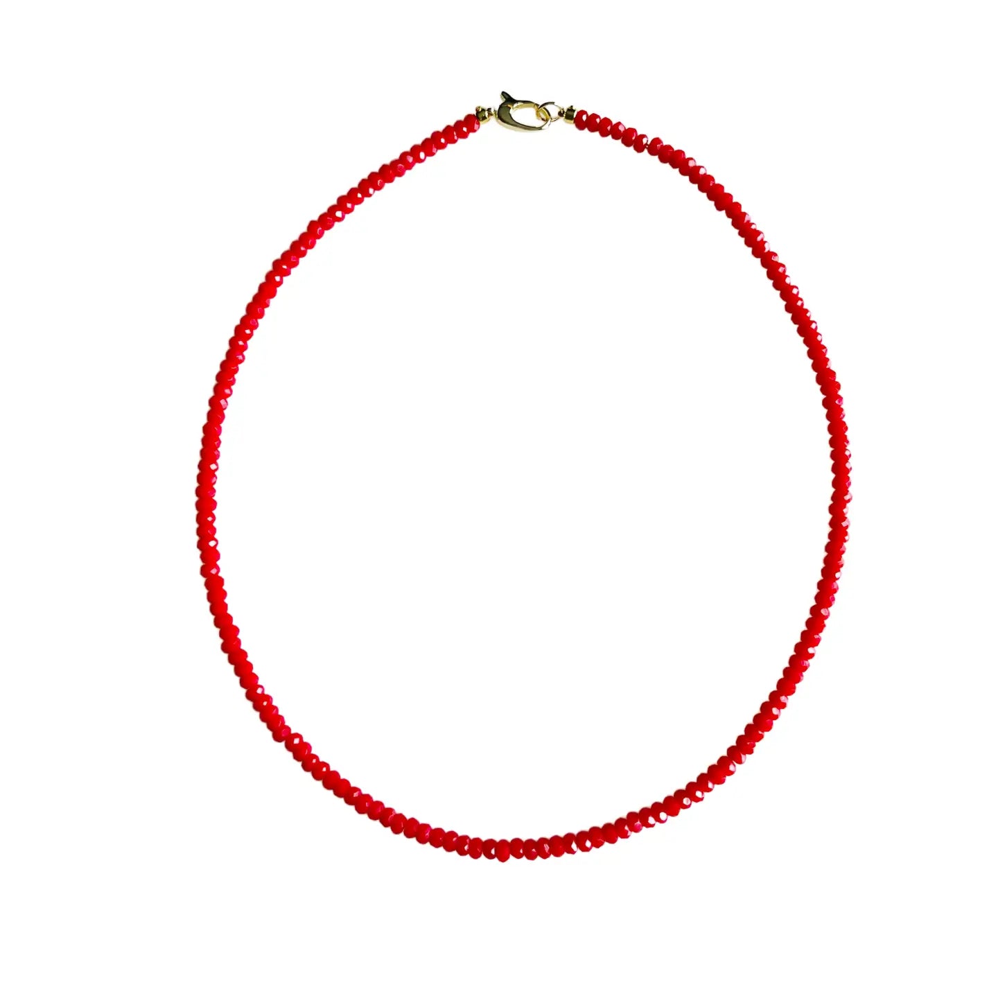 Dainty Candy Necklace (red)