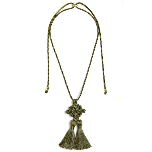 Connie Rope Tassel (olive)
