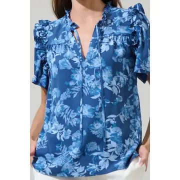 Bary Ruffle Blouse