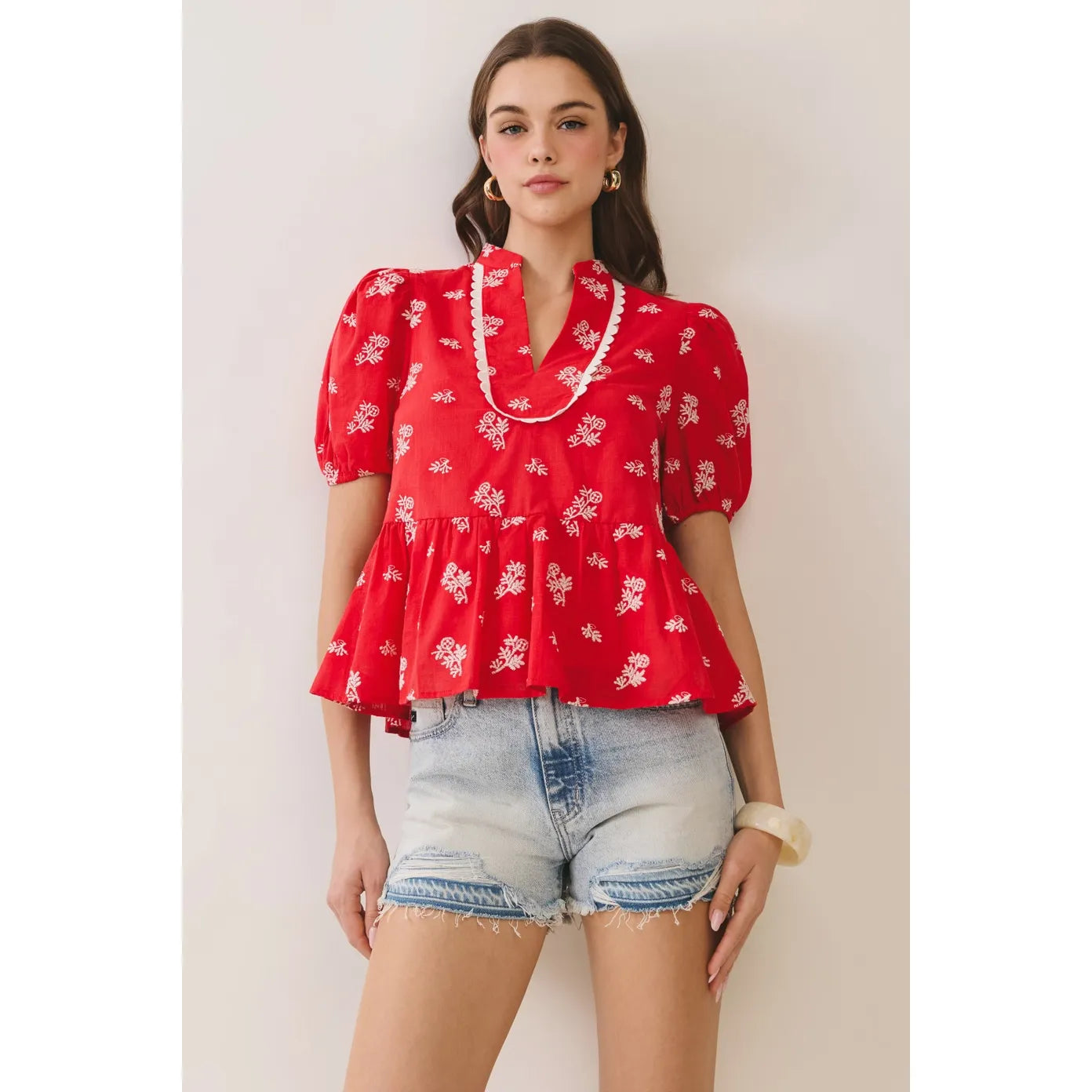 Sadie Peplum Blouse