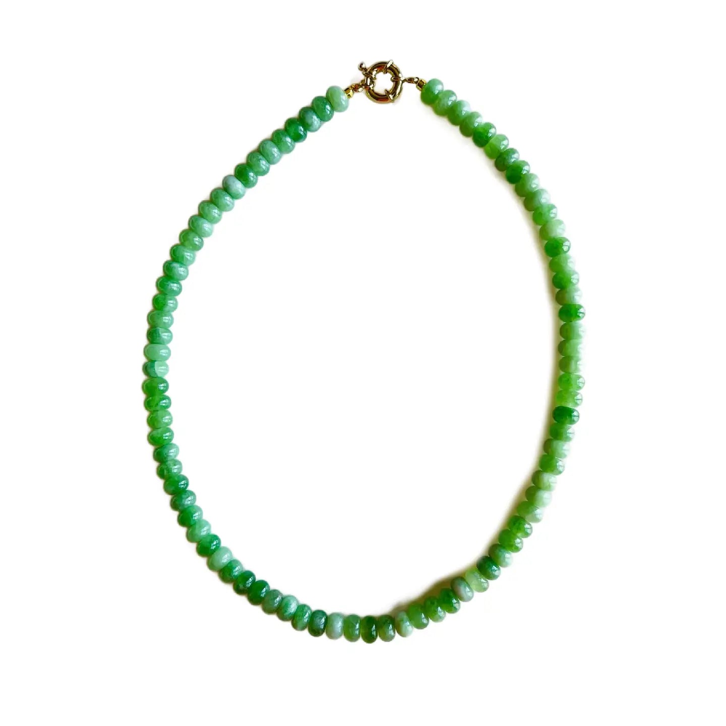 Candy Necklace | Green Grass Jade
