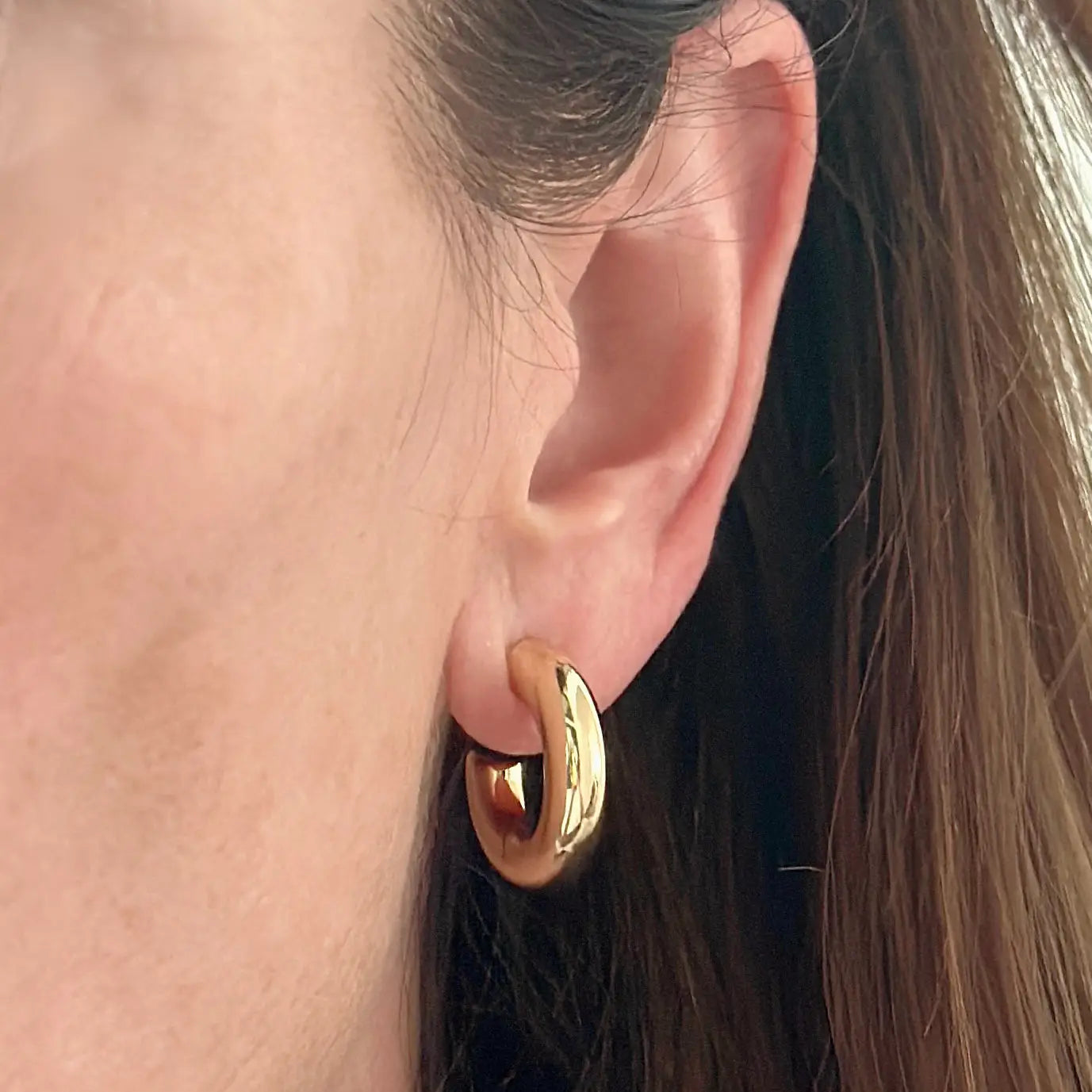 Classic Tube Earrings - small