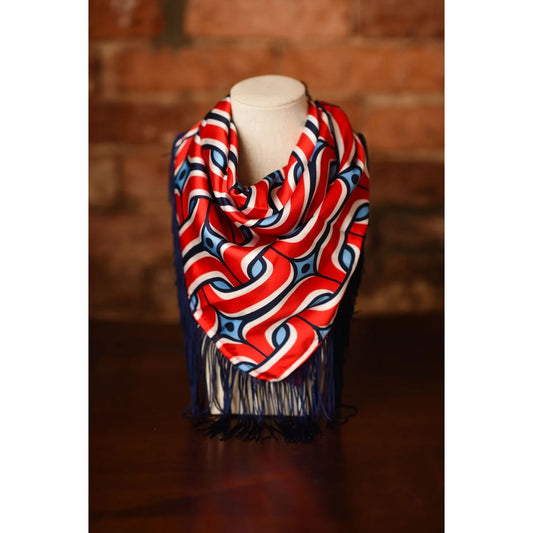 Ole Miss Fringe Scarf