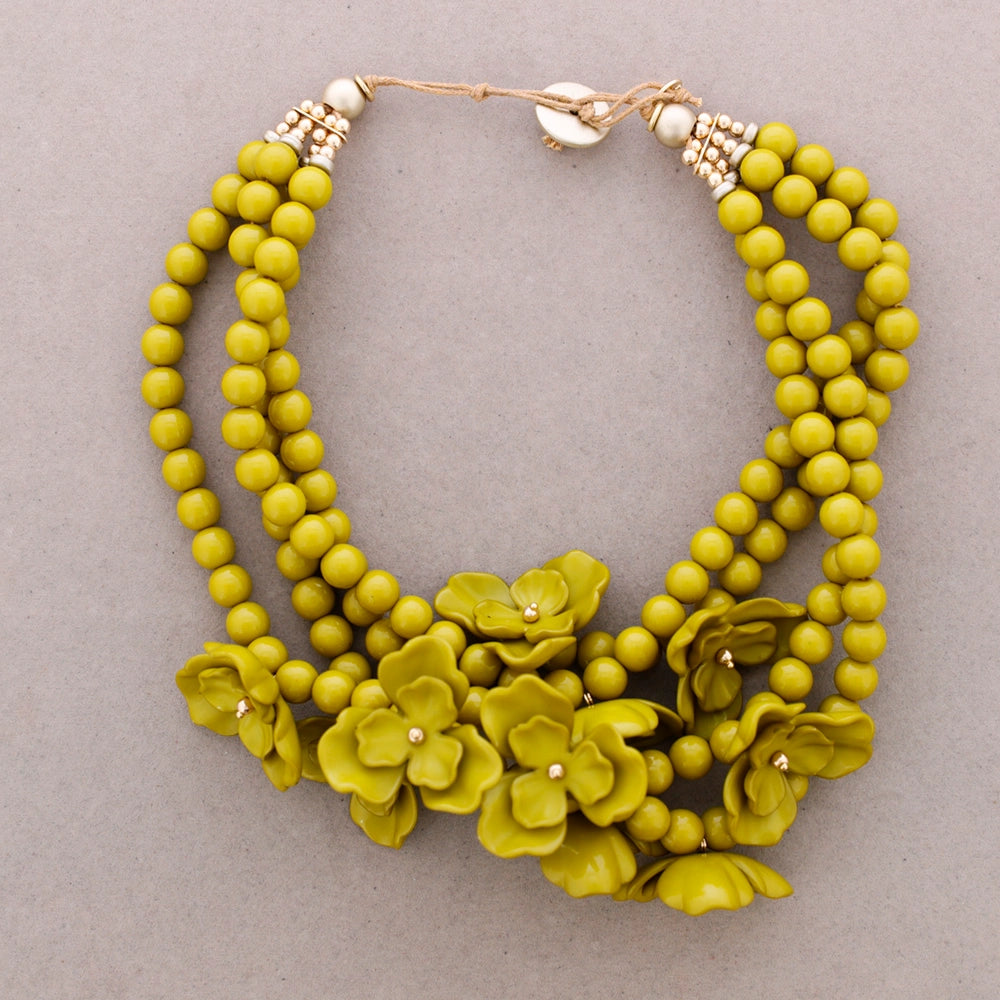 Flower Choker (green)