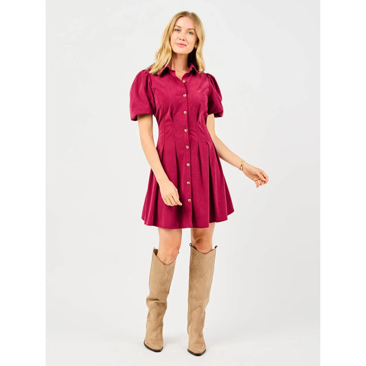 Rory Dress (Red Plum)