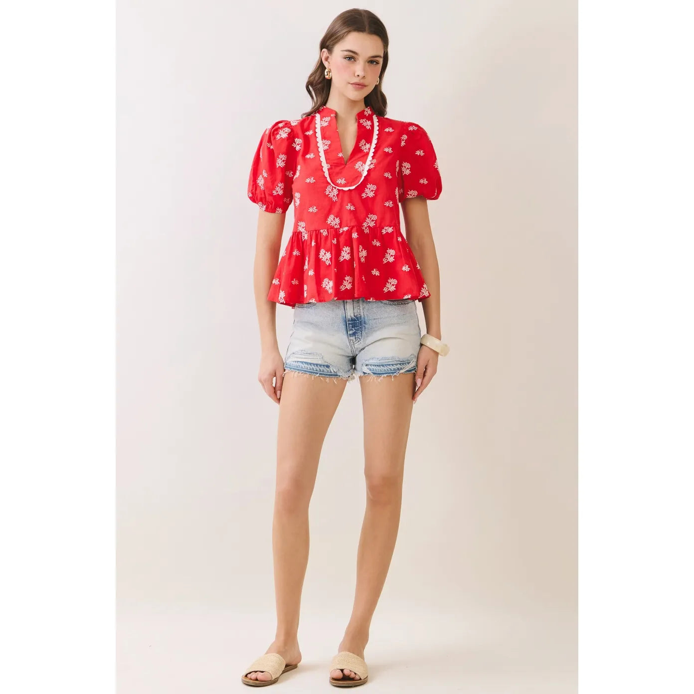 Sadie Peplum Blouse