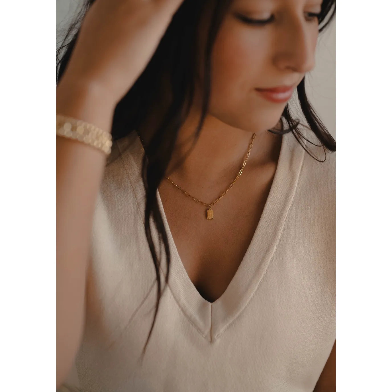 All Things Mini Tag Necklace