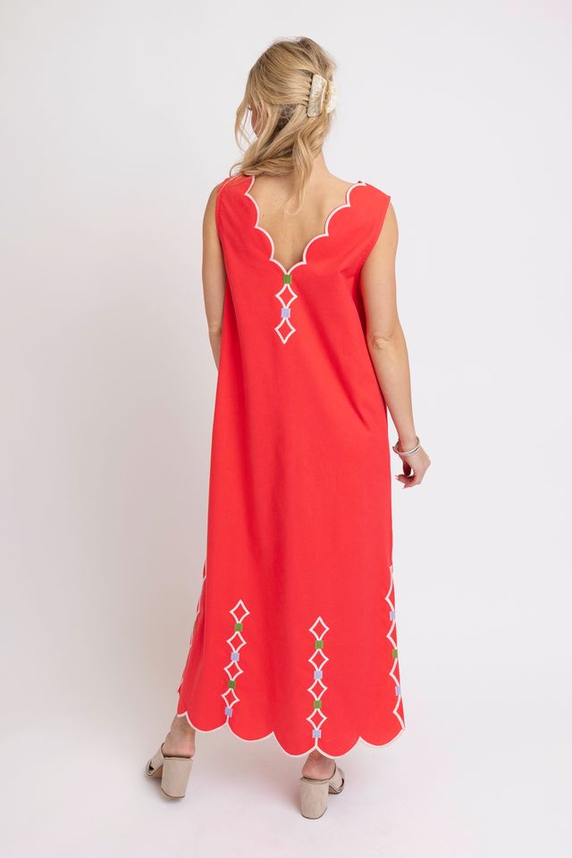 Georgie Scalloped Dress