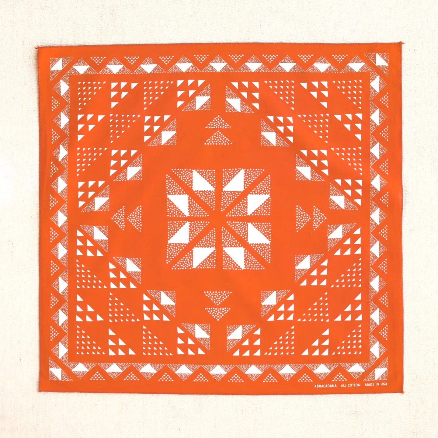 Quilt Bandana | Orange