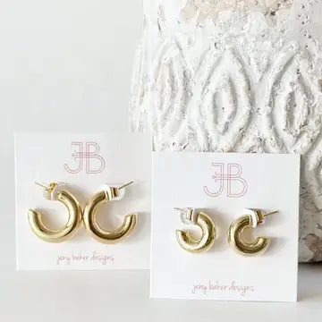 Classic Tube Earrings - Mini