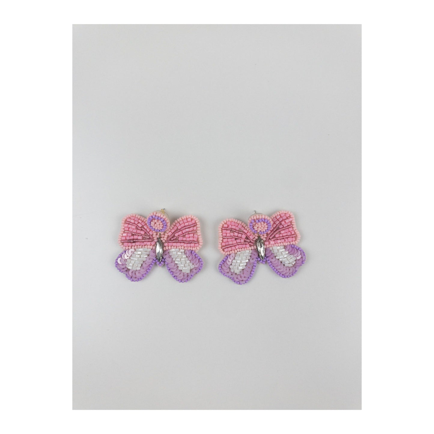 Butterfly Seed Bead Earrings