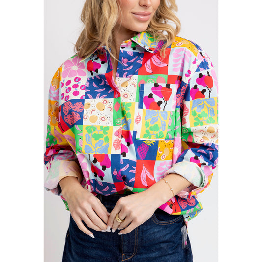 Kristy Button Down Blouse