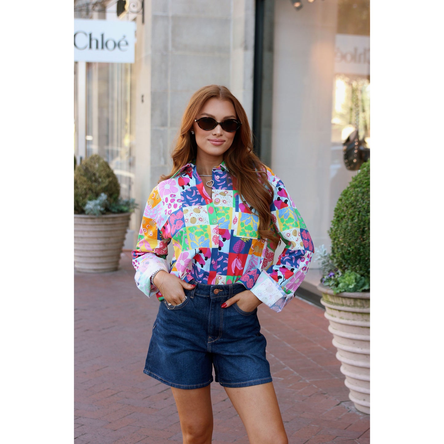 Kristy Button Down Blouse