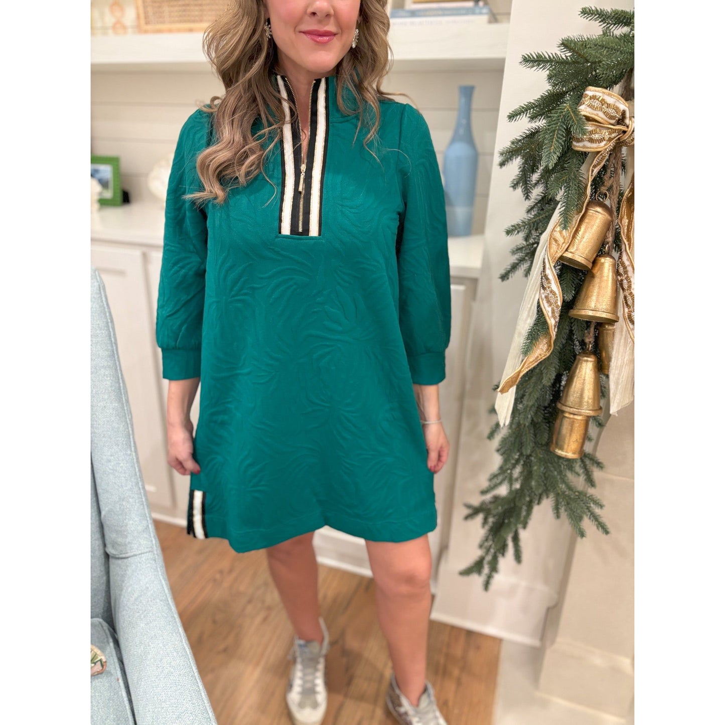 Evelyn Dress - Pine