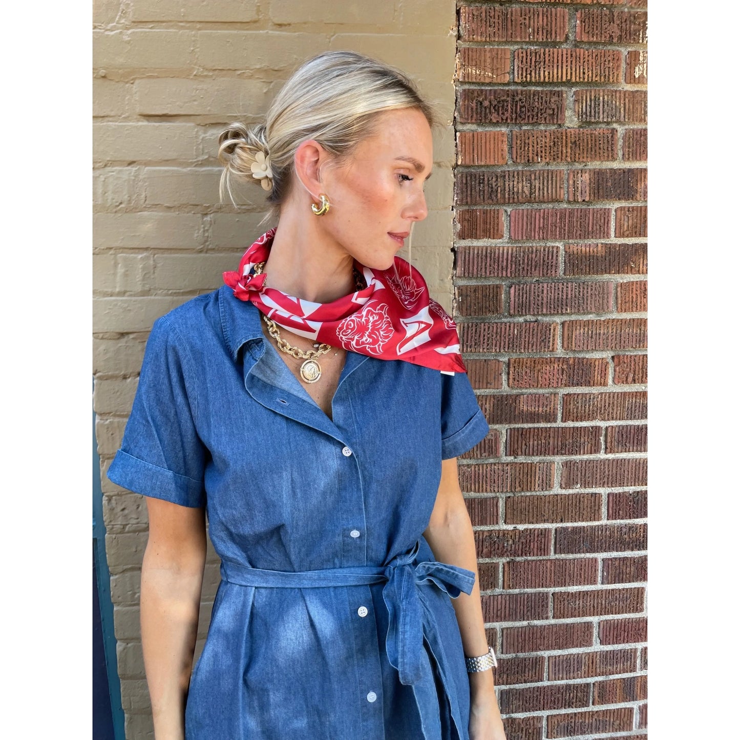 Arkansas Game Day Scarf