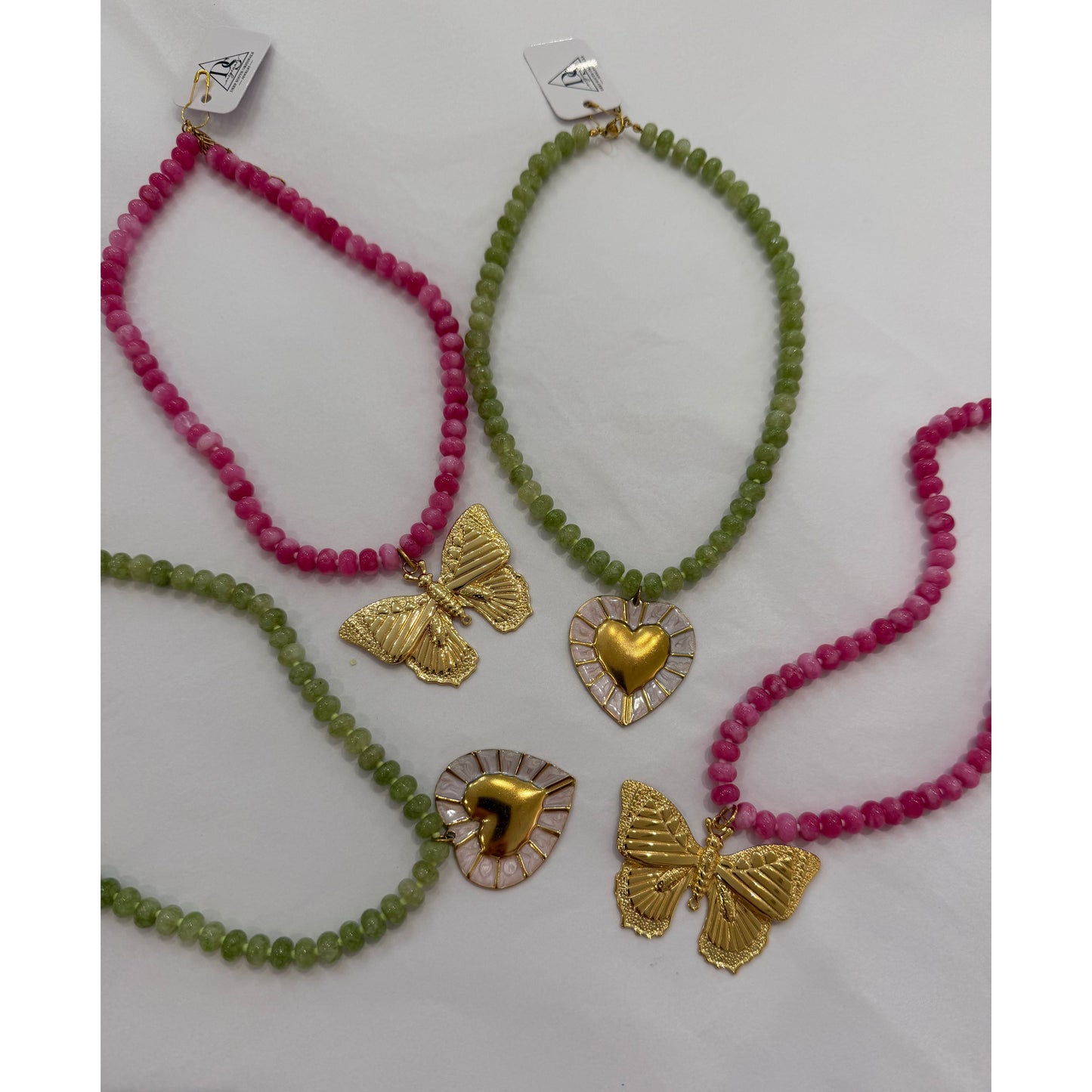 Green Heart Necklace