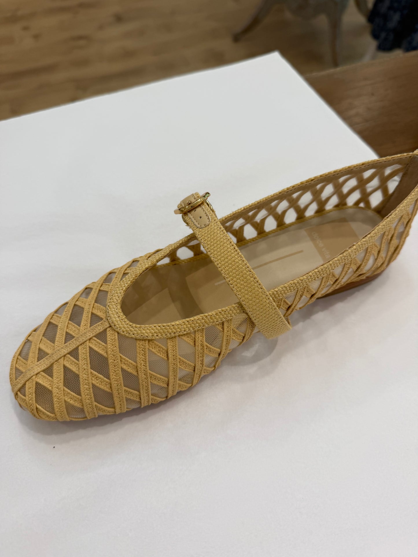 Bodey Flats - Natural Raffia