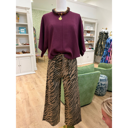 Fallon Zebra Print Pants
