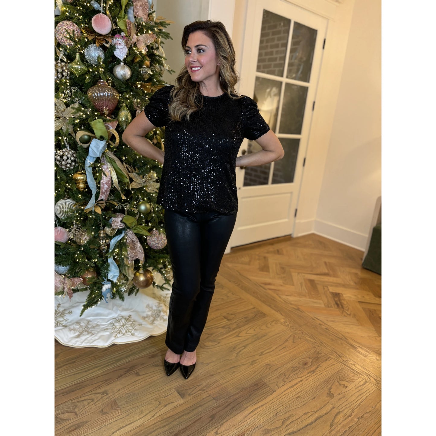 Gabi Sequined Top