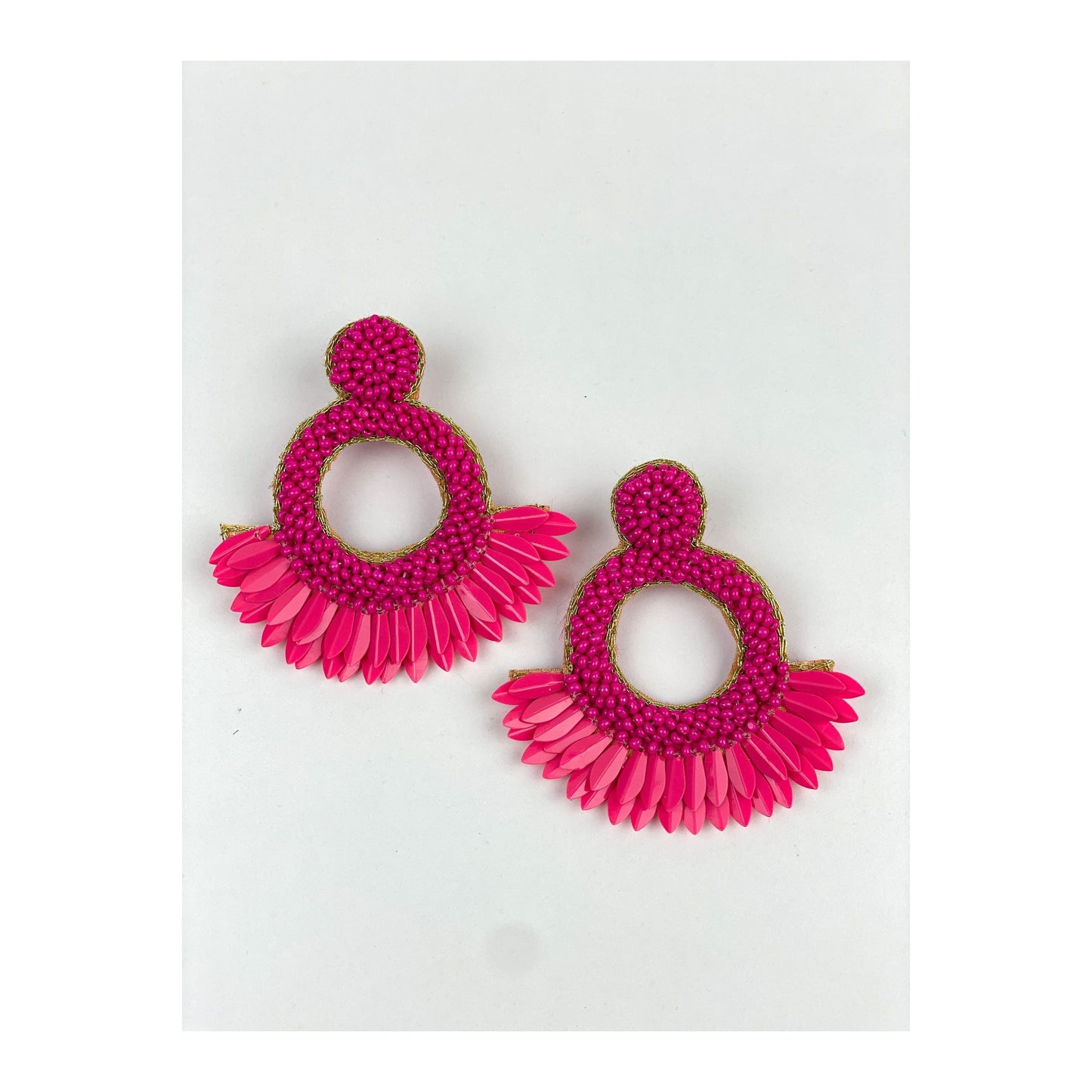 Pink Fan Drops