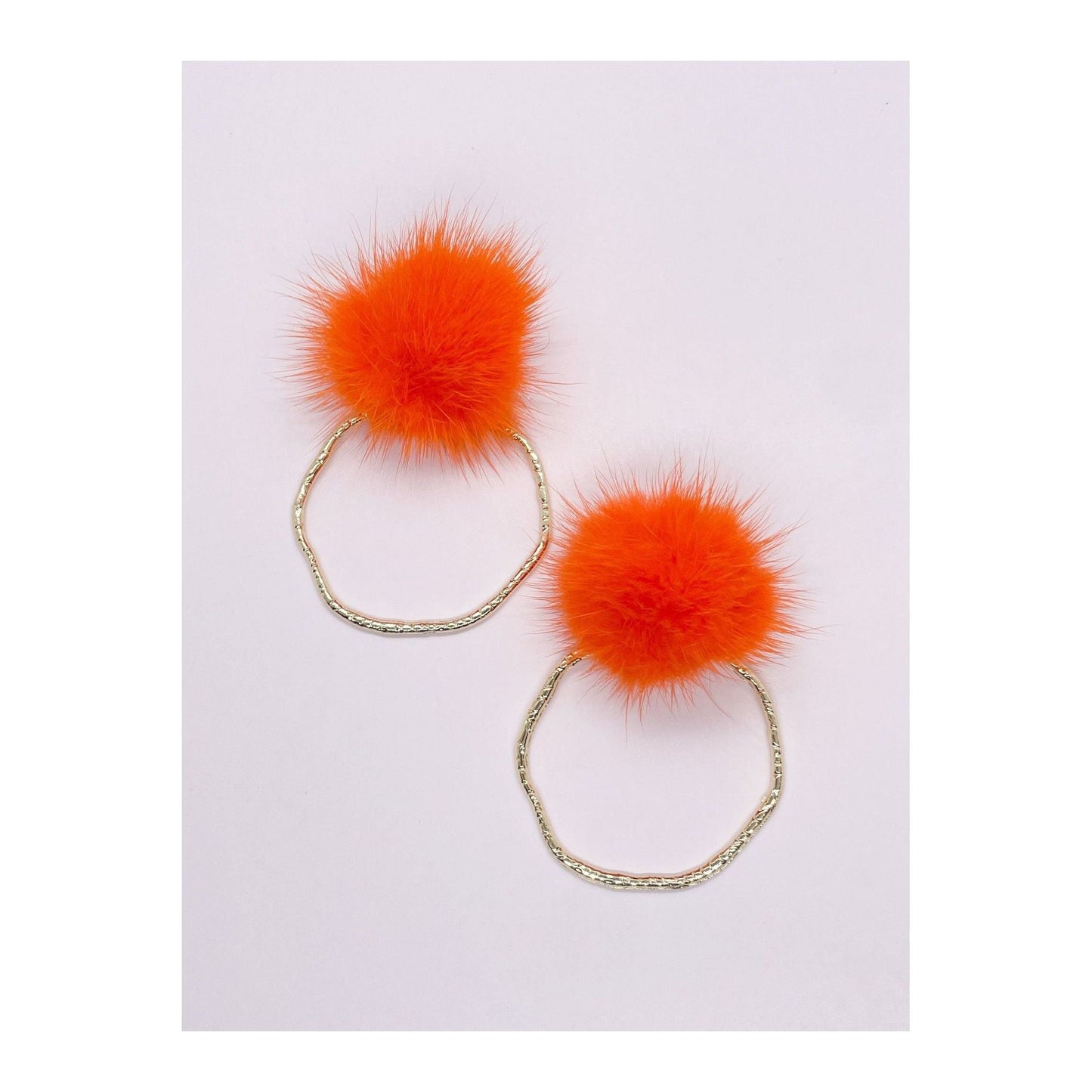 Game Day Puff Top Hoops - Orange