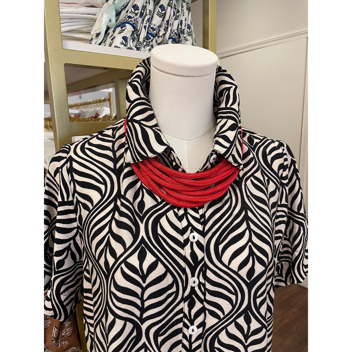 Slub Necklace (Red)