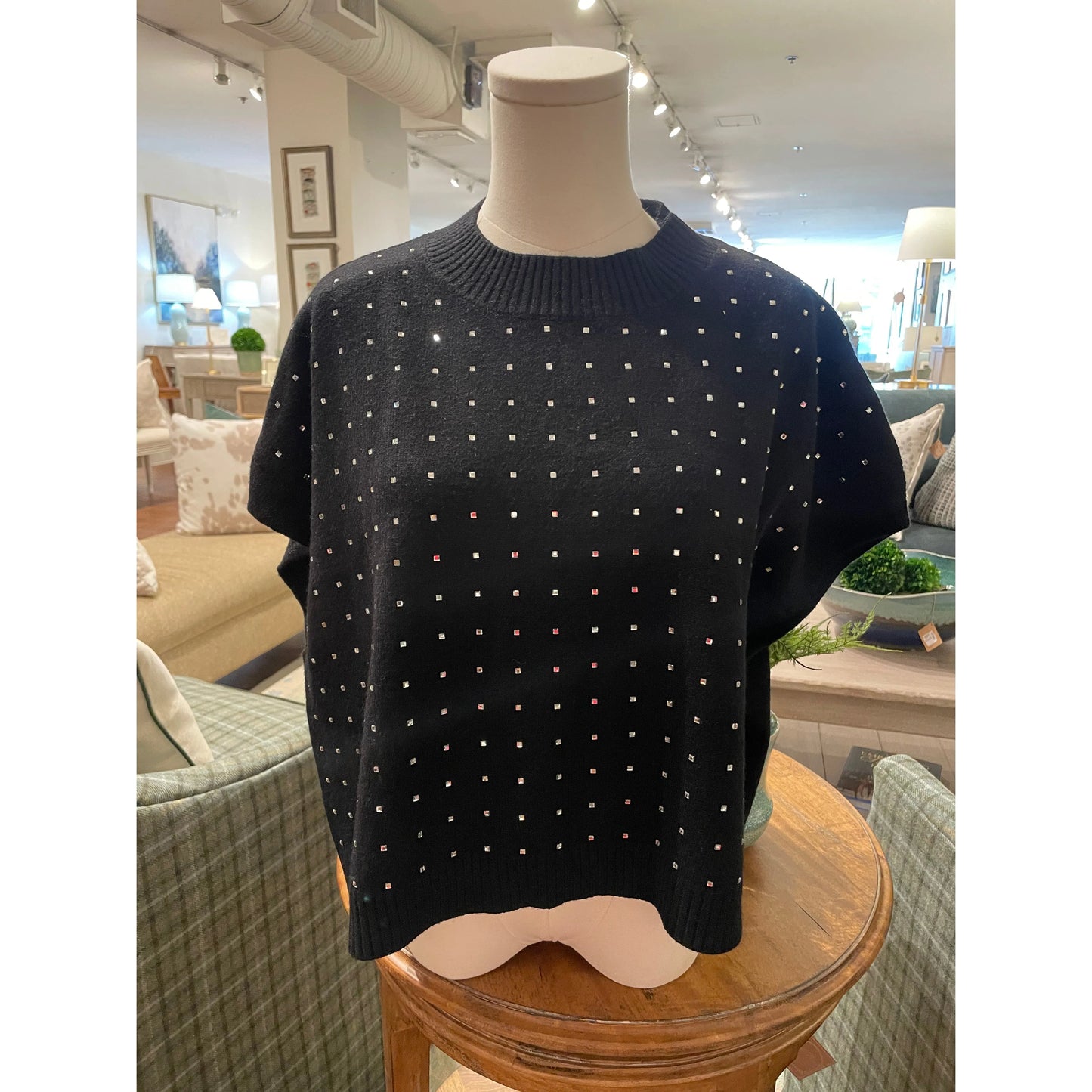 Elowen Rhinestone Knit Top