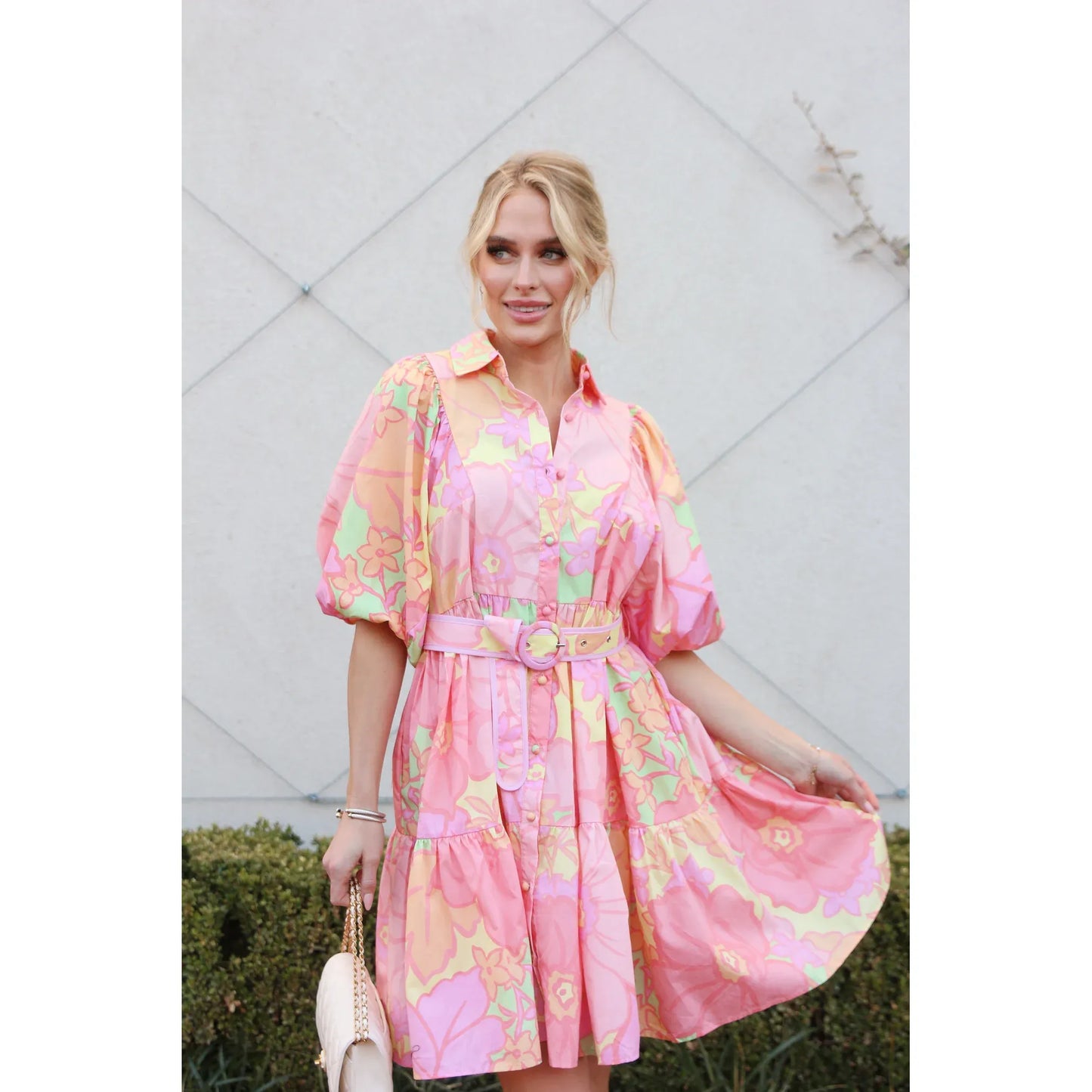 Julie Belted Dress