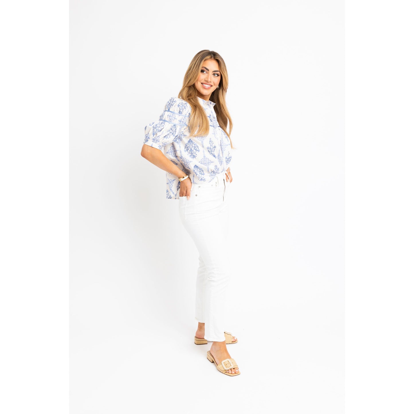 Livia Button Down Top