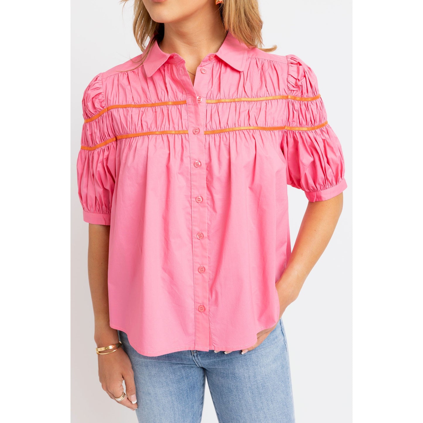 Cora Smocked Blouse