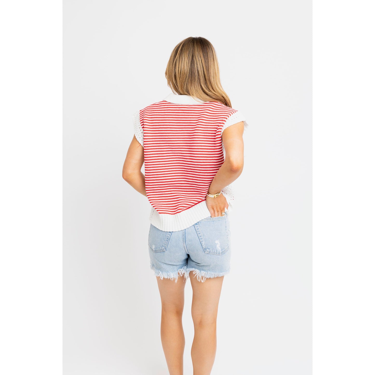 Lori Knit Top (Red)