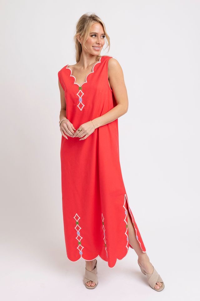 Georgie Scalloped Dress