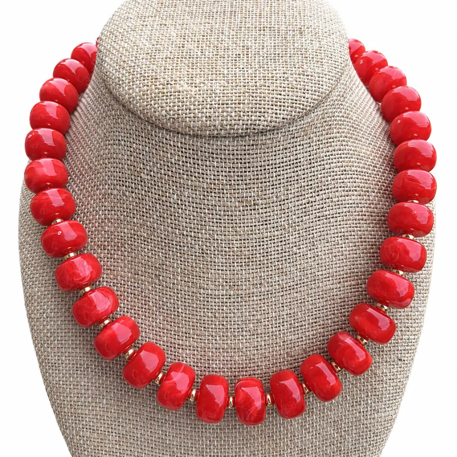 Scarlett Beaded Necklace-The Katie Kollective